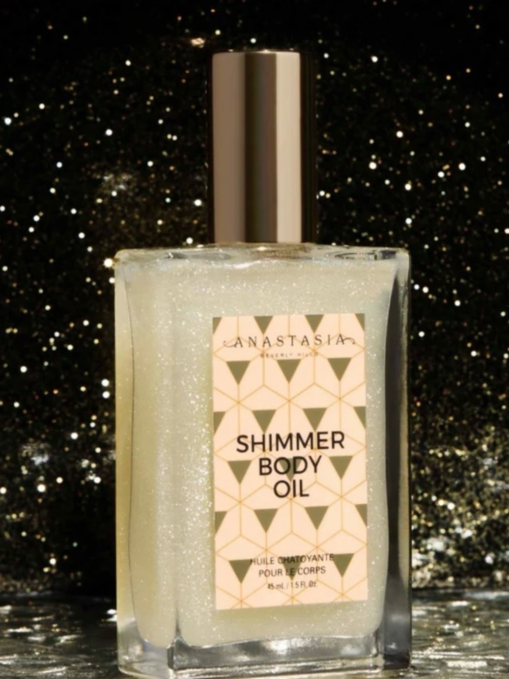 Anastasia Shimmer Body Oil - Iridescent White Pearl